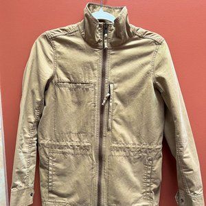 Madewell Women's Utility Fleet Jacket Small Khaki